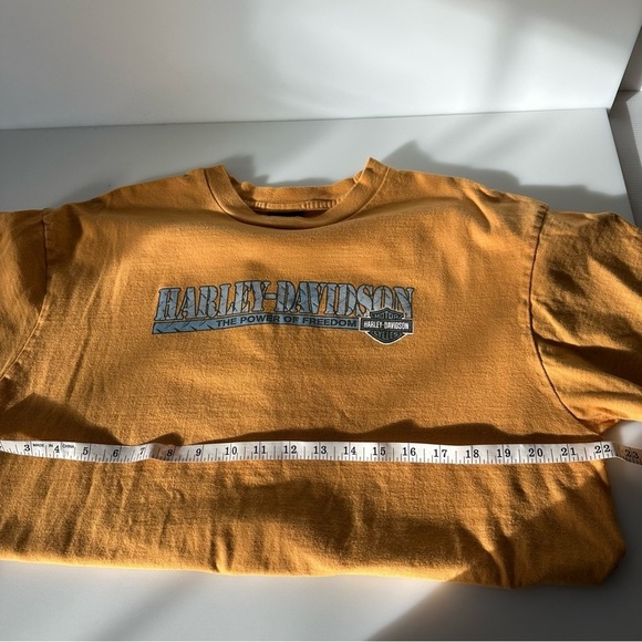 Harley Davidson Men’s Orange Mobile Bay Shirt Size XL - Picture 6 of 7